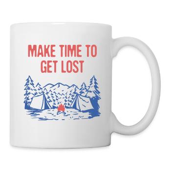 Prenez le temps de vous perdre Camping Randonnée Camping-car Randonneur - Mug blanc - blanc - Droite