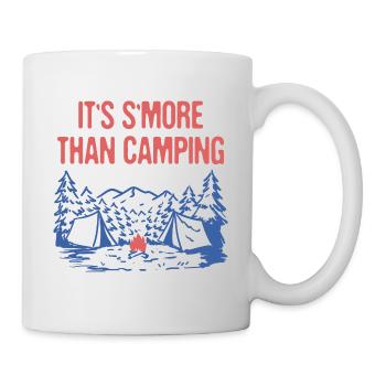C’est S’more que Camping Funny Camper Humor Camp - Mug blanc - blanc - Droite