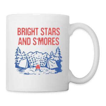 Bright Stars and S'mores Camping Friends Camper - Mug - white - Right
