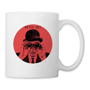 Fais gaffe - Mug blanc - blanc - Droite