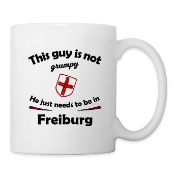 Ich muss nach Freiburg - Tasse - Weiß - Rechts
