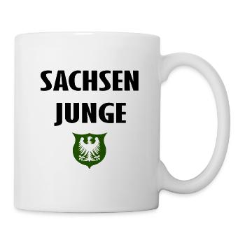 Der Sachsenjunge - Tasse - Weiß - Rechts