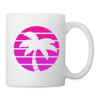 Palm Tree Sunset Lovers - Mug - white - Right