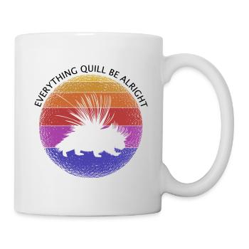 Stachelschweine Designs für Tierliebhaber Nagetier - Tasse - Weiß - Rechts