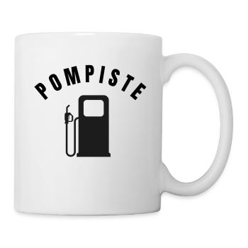 Collection Pompiste - Profession - Mug blanc - blanc - Droite