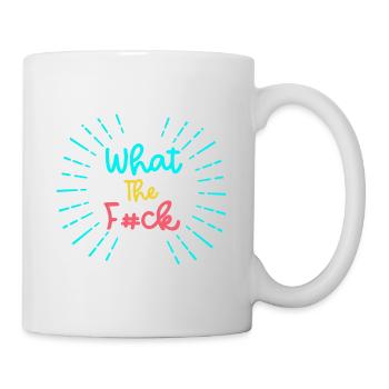 What the f#ck! - Tasse - Weiß - Rechts