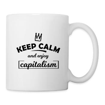 Die Krone des Kapitalismus - Tasse - Weiß - Rechts
