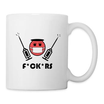 Die Pandemie schlägt zurück - Tasse - Weiß - Rechts