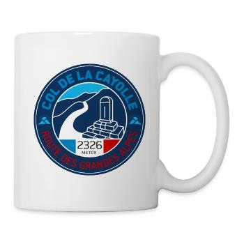 Col de la Cayolle 1 - Mug - white - Right