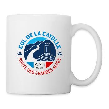 Col de la Cayolle 2 - Tasse - Weiß - Rechts