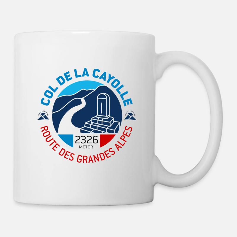 Col de la Cayolle 2 - Tasse - Weiß
