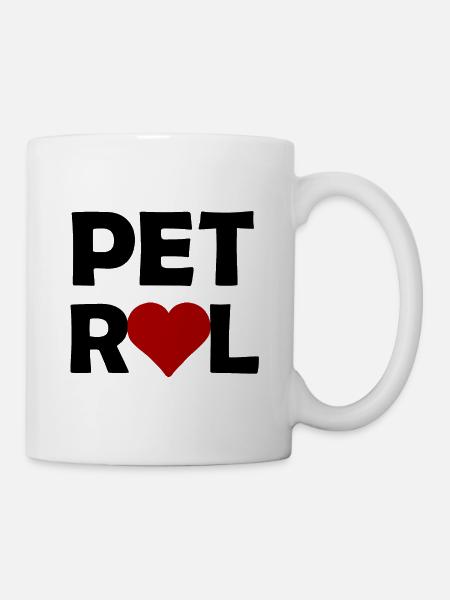 Die Benzin und Diesel Freunde - Tasse - Weiß