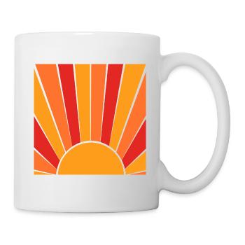 Colorful Sunrise Early Riser Poison - Mug - white - Right
