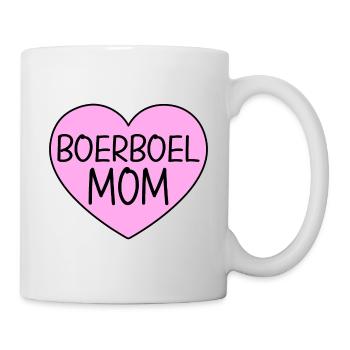 Sud-Africain Boerboel Dog Mama Heart Pink Vector - Mug blanc - blanc - Droite
