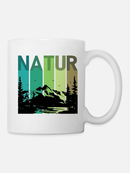 Natur - Tasse - Weiß