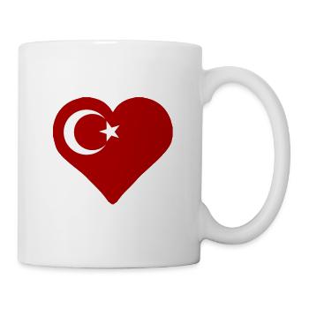 A heart for Turkey - Mug - white - Right