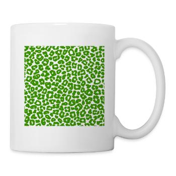 Peau d'animal avec style de couleur africaine - Mug blanc - blanc - Droite