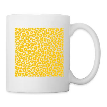 Peau d'animal avec style de couleur africaine - Mug blanc - blanc - Droite