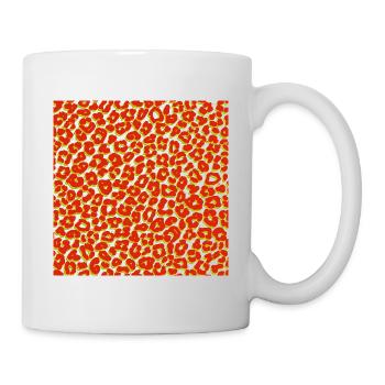 Peau d'animal avec style de couleur africaine - Mug blanc - blanc - Droite
