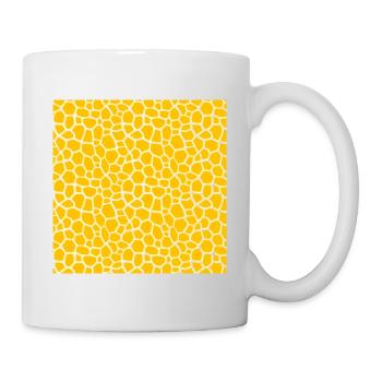 Peau d'animal avec style de couleur africaine - Mug blanc - blanc - Droite