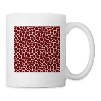 Peau d'animal avec style de couleur africaine - Mug blanc - blanc - Droite