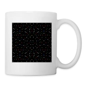Motifs africains aux couleurs africaines - Mug blanc - blanc - Droite