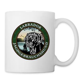 Jagdgebrauchshund Labrador Nr 2 - Tasse - Weiß - Rechts
