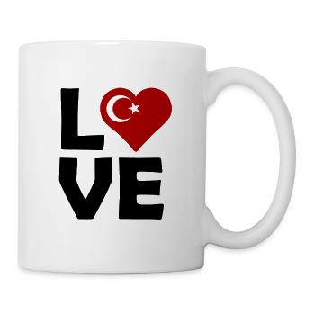 Türkische Liebe - Tasse - Weiß - Rechts