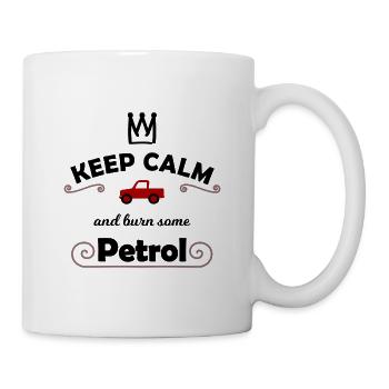 Displacement and petrol - Mug - white - Right