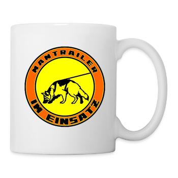 Mantrailer in action Old German Shepherd - Mug - white - Right