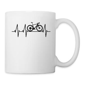 Gravelbike Gravel Geschenk - Tasse - Weiß - Rechts