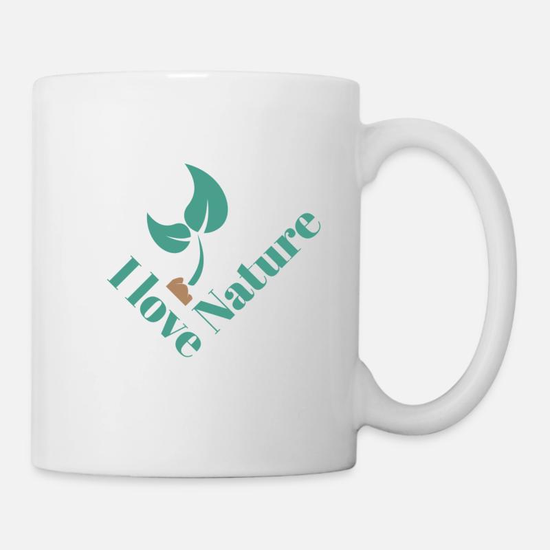 I Love Nature - Mug - white