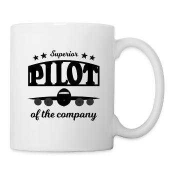 Les pilotes - Mug blanc - blanc - Droite