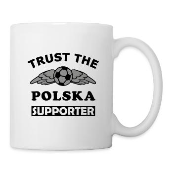Fans de Pologne - Mug blanc - blanc - Droite