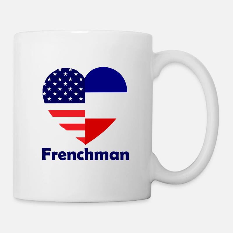 L’Américain Français - Mug blanc - blanc
