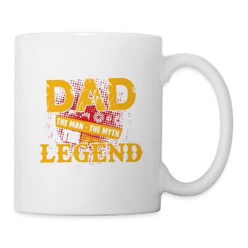 Cadeau papa père Fête des pères Fête des pères cadeau lege - Mug blanc - blanc - Droite
