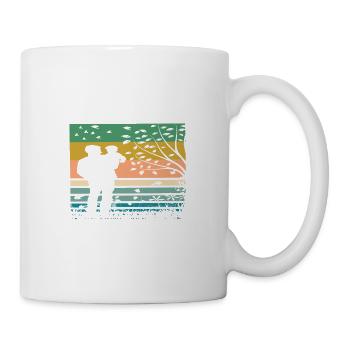 My father is my hero - Mug - white - Right