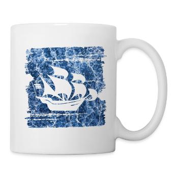 sailing ship e 206 - Mug - white - Right