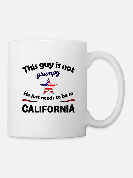 The trip to California - Mug - white