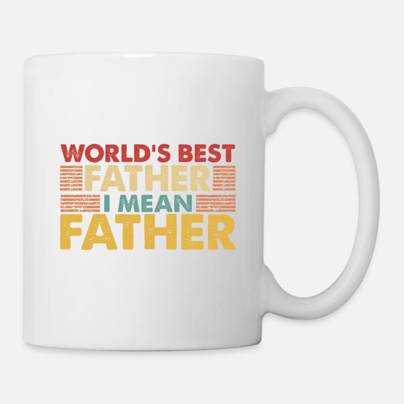 World's Best Farter Mid-Range Dad- Funny Dads - Mug - white