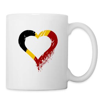 L’amour de la Belgique - Mug blanc - blanc - Droite