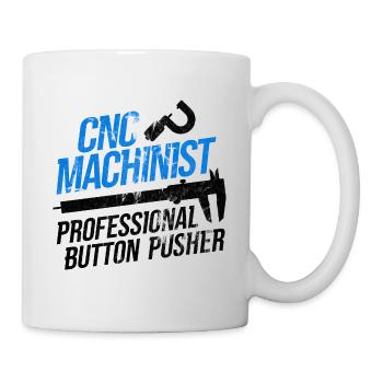 Maschinen-Bediener Maschinenführer Machinist - Tasse - Weiß - Rechts