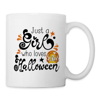 Halloween Girl November Gift Cadeau - Mug blanc - blanc - Droite