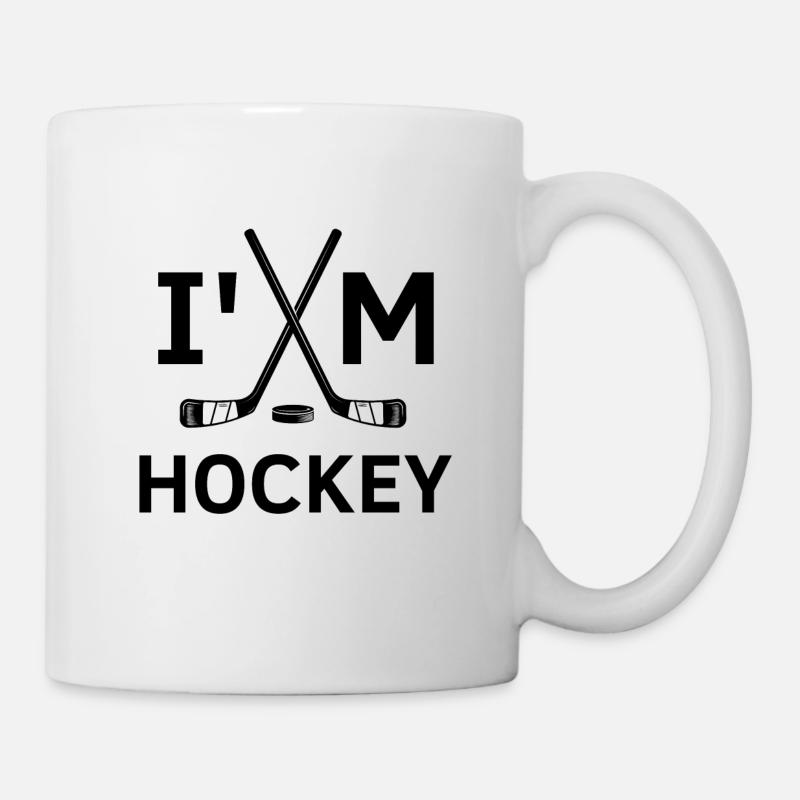 I'm hockey - Mug blanc - blanc