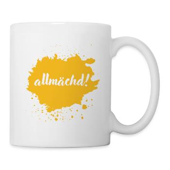 Allmächd! - franconian slang - Tasse - Weiß - Rechts