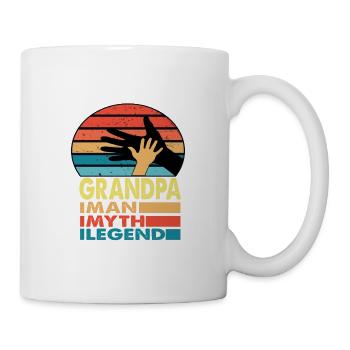 OPA MAN MASS LEGENDE - Tasse - Weiß - Rechts