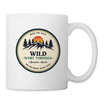 Wild West Virginia - Tasse - Weiß - Rechts