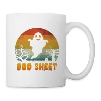 Boo Sheet Spirit et Ghost Halloween - Mug blanc - blanc - Droite