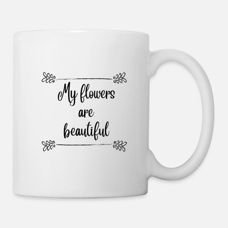 My Flower - Mug blanc - blanc