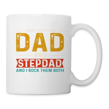 Stiefvater Papa - Tasse - Weiß - Rechts